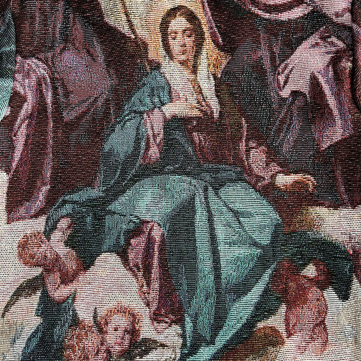 RDMCLOTHINGART tapestry hoodie CORONATION MARY TAPESTRY JACKET