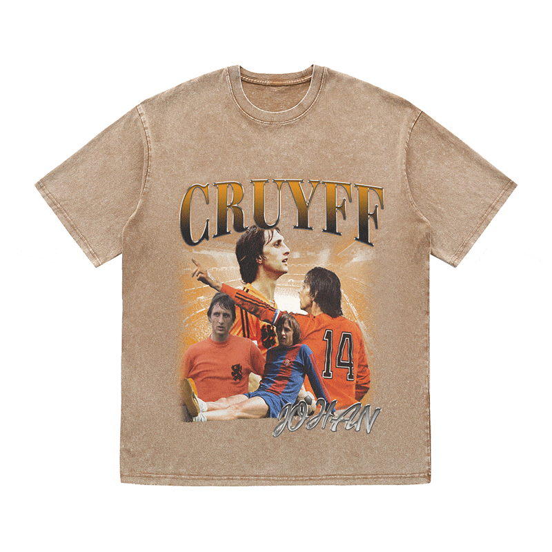 RDMCLOTHINGART tapestry hoodie CRUYFF HEAVY WEIGHT COTTON TEE-8953