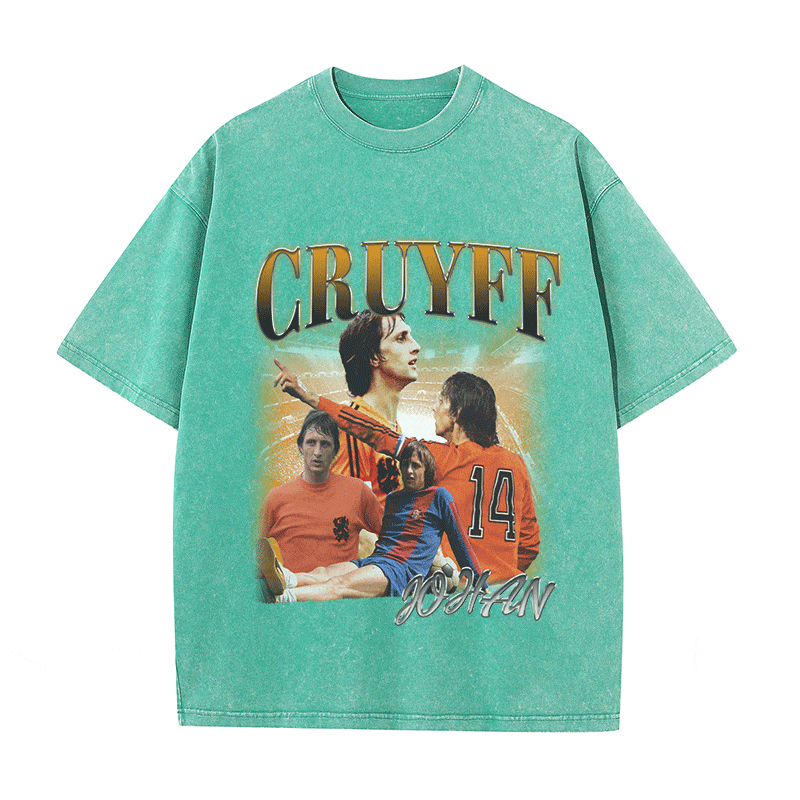 RDMCLOTHINGART tapestry hoodie CRUYFF HEAVY WEIGHT COTTON TEE-8953