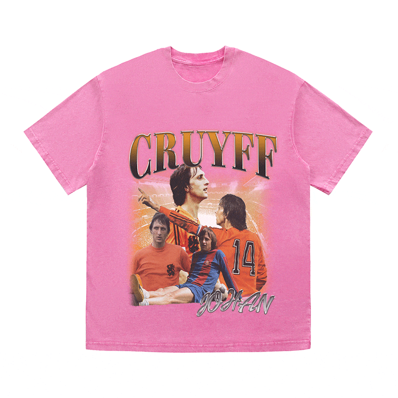 RDMCLOTHINGART tapestry hoodie CRUYFF HEAVY WEIGHT COTTON TEE-8953