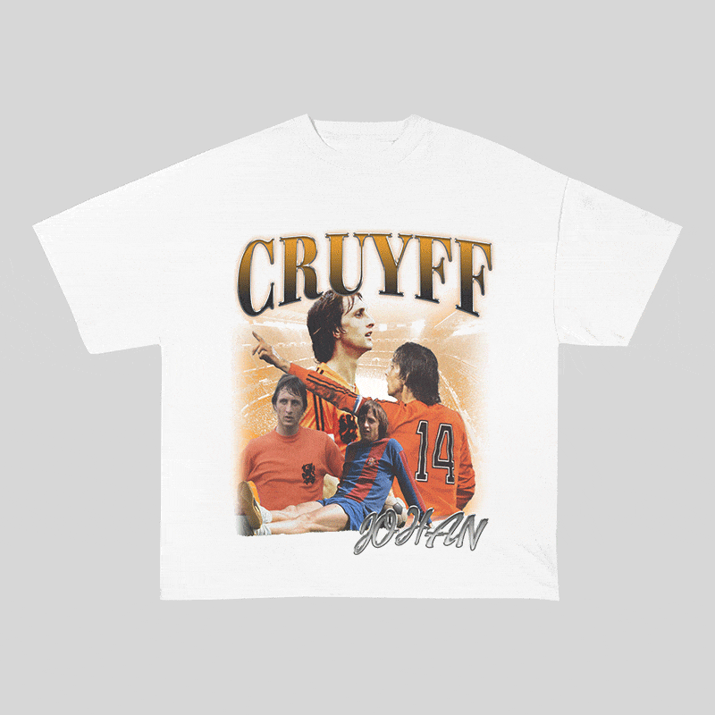 RDMCLOTHINGART tapestry hoodie CRUYFF HEAVY WEIGHT COTTON TEE-8953