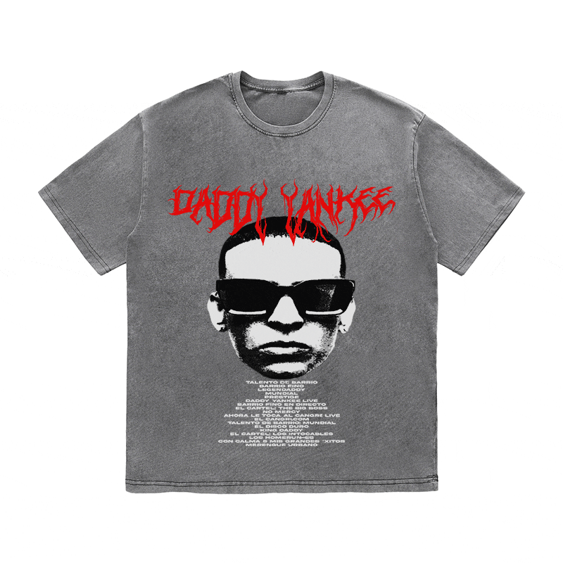 RDMCLOTHINGART tapestry hoodie DADDY YANKEE HEAVY WEIGHT COTTON TEE-8927