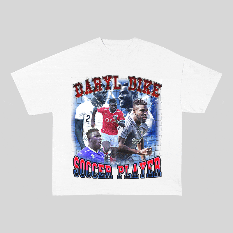 RDMCLOTHINGART tapestry hoodie DARYL DIKE HEAVY WEIGHT COTTON TEE-9154