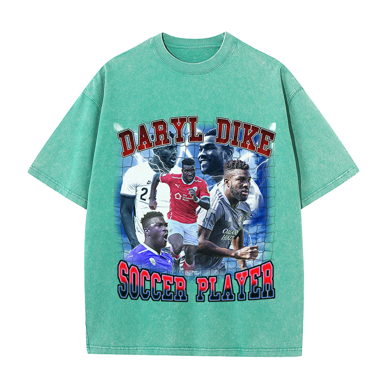 RDMCLOTHINGART tapestry hoodie DARYL DIKE HEAVY WEIGHT COTTON TEE-9154