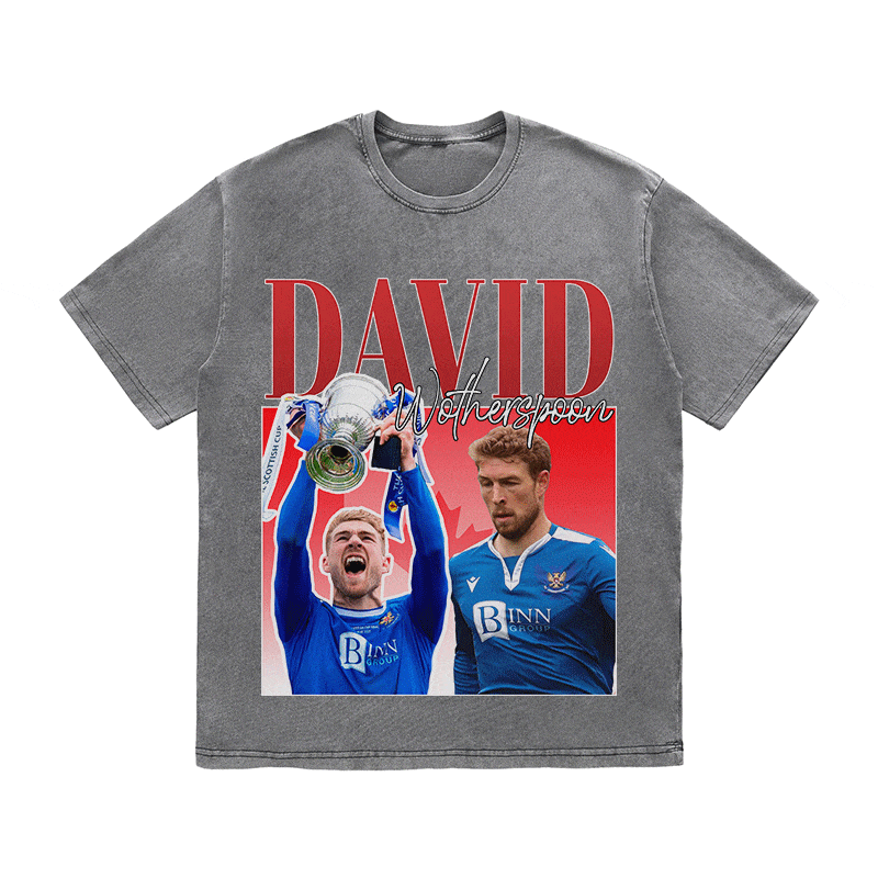 RDMCLOTHINGART tapestry hoodie DAVID HEAVY WEIGHT COTTON TEE-8954