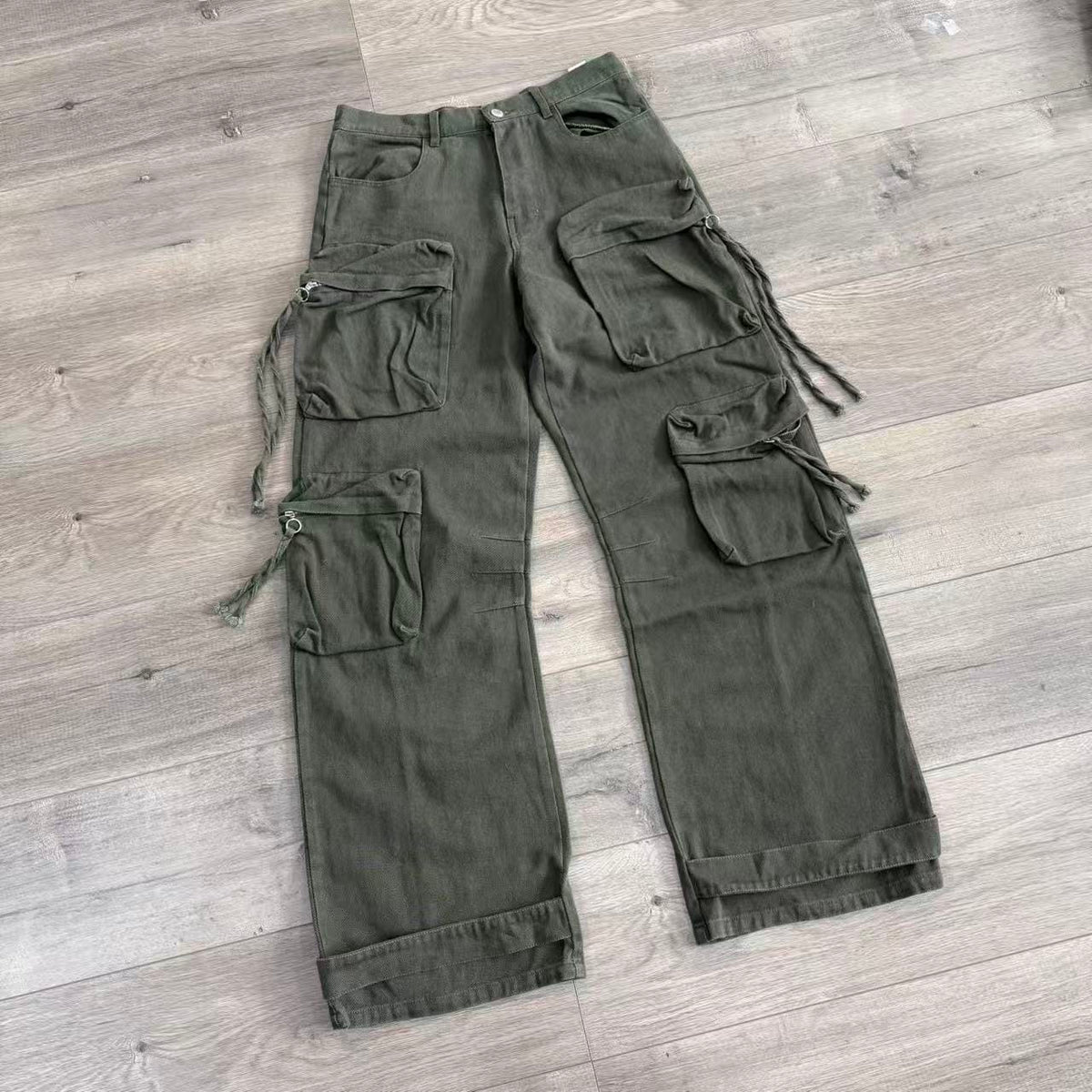 RDMCLOTHINGART tapestry hoodie DESIGNER CARGO PANTS-9001
