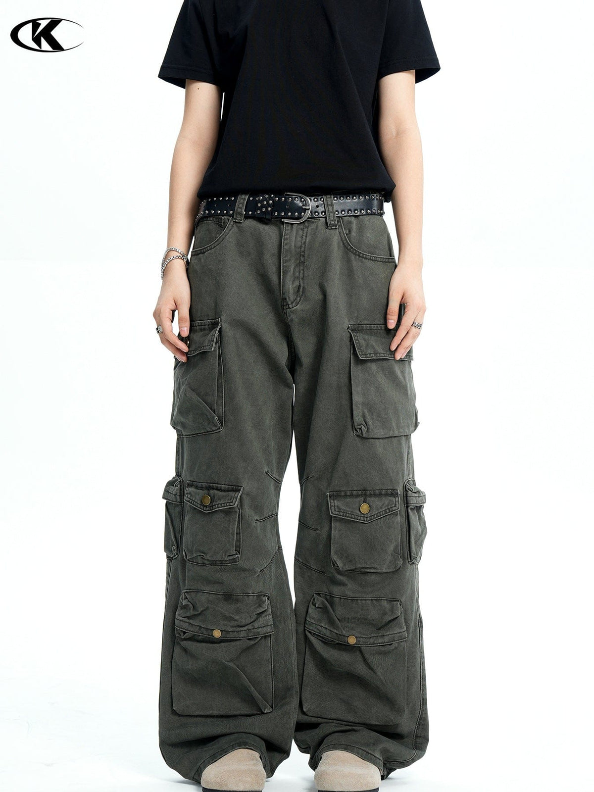 RDMCLOTHINGART tapestry hoodie DESIGNER CARGO PANTS-9002