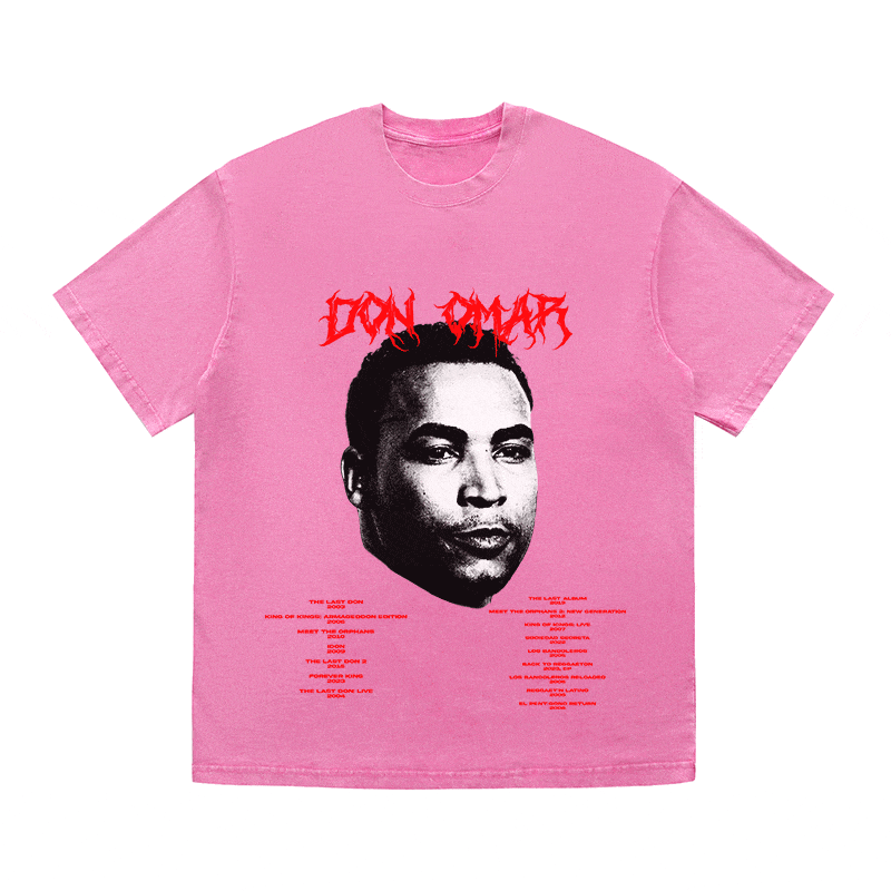 RDMCLOTHINGART tapestry hoodie DON OMAR HEAVY WEIGHT COTTON TEE-8928