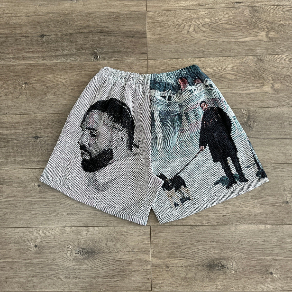 RDMCLOTHINGART tapestry hoodie DRAKE TAPESTRY SHORTS
