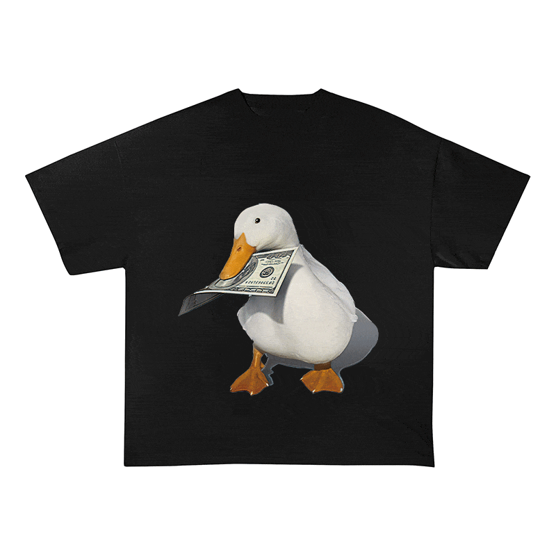 RDMCLOTHINGART tapestry hoodie DUCK HEAVY WEIGHT COTTON TEE-9311