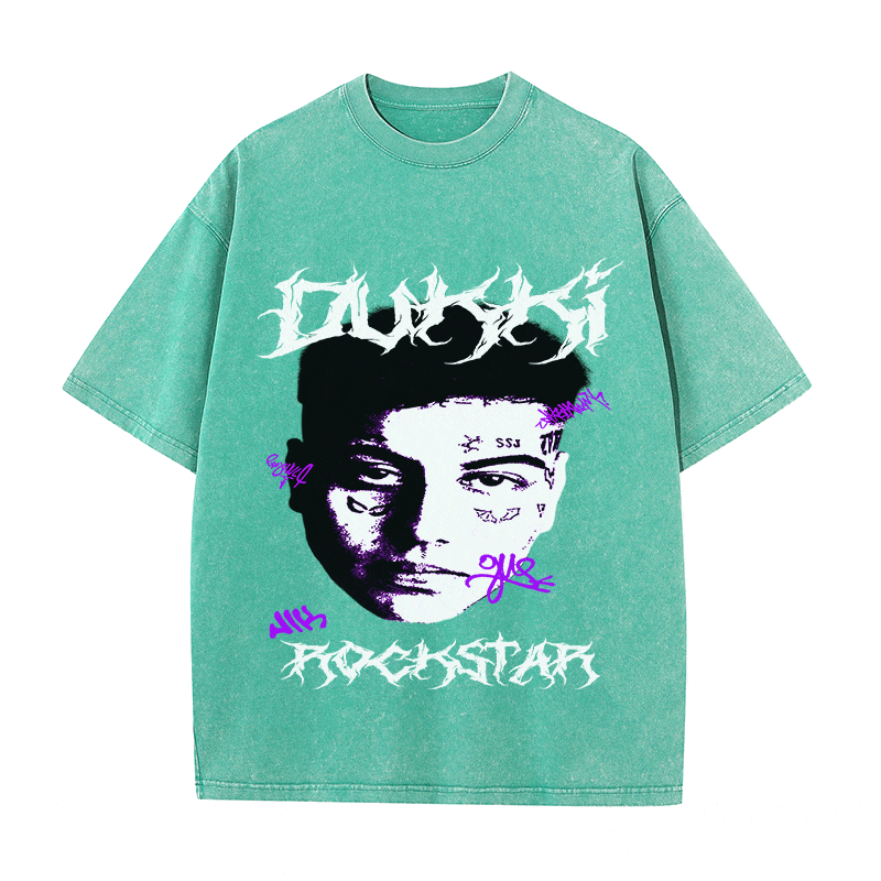 RDMCLOTHINGART tapestry hoodie DUKI HEAVY WEIGHT COTTON TEE-8876