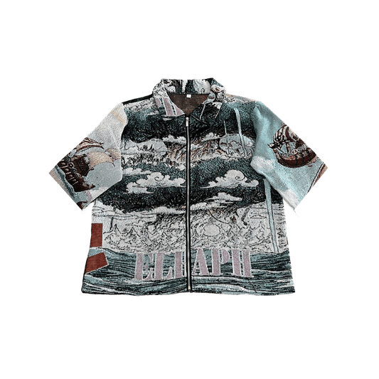 RDMCLOTHINGART tapestry hoodie ELBAPH TAPESTRY TEE