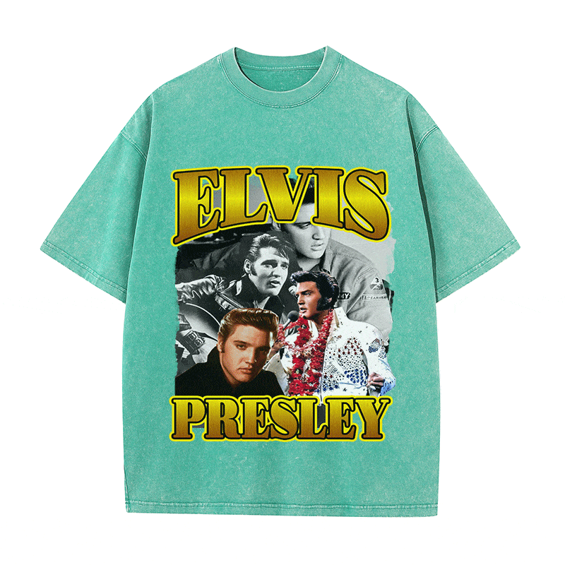 RDMCLOTHINGART tapestry hoodie ELVIS HEAVY WEIGHT COTTON TEE-9124