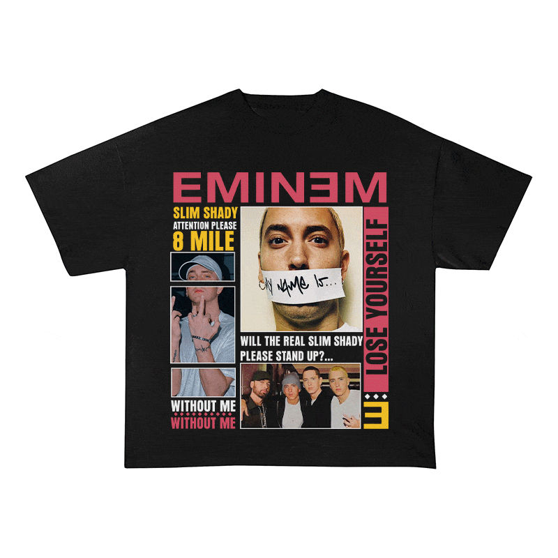 RDMCLOTHINGART tapestry hoodie EMINEM HEAVY WEIGHT COTTON TEE-8996