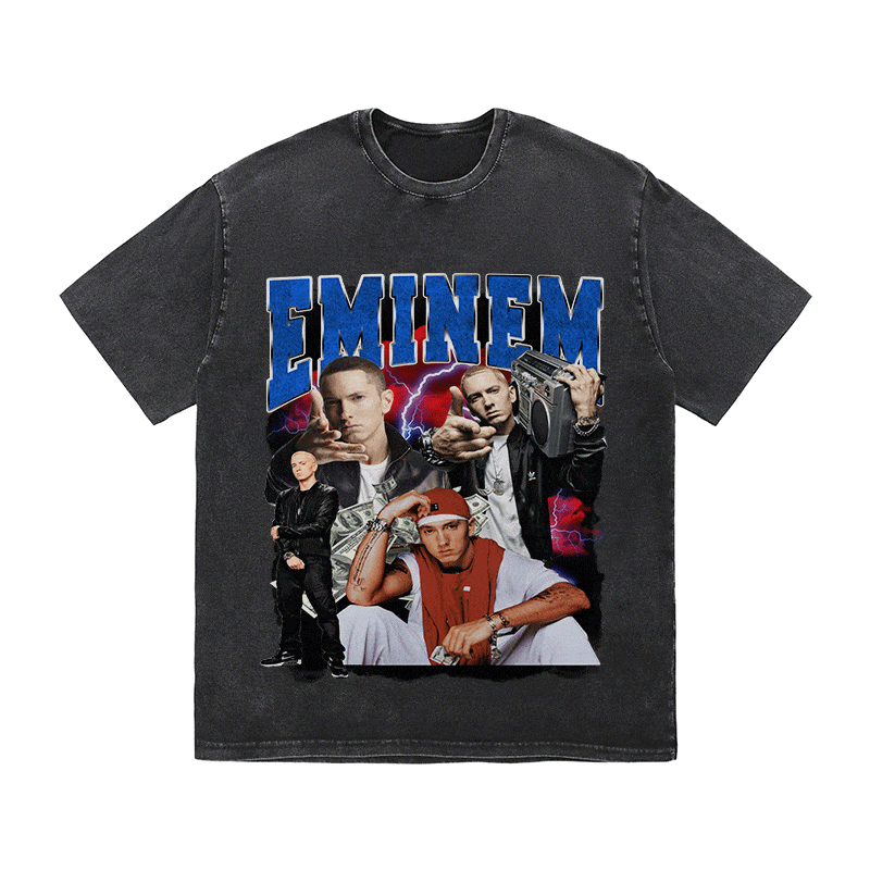 RDMCLOTHINGART tapestry hoodie EMINEM HEAVY WEIGHT COTTON TEE-9125