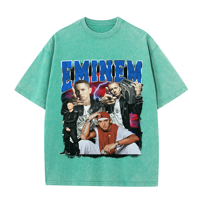 RDMCLOTHINGART tapestry hoodie EMINEM HEAVY WEIGHT COTTON TEE-9125
