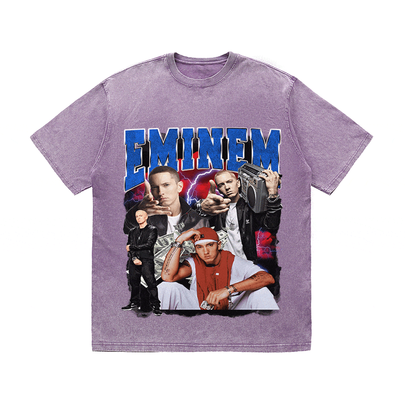RDMCLOTHINGART tapestry hoodie EMINEM HEAVY WEIGHT COTTON TEE-9125