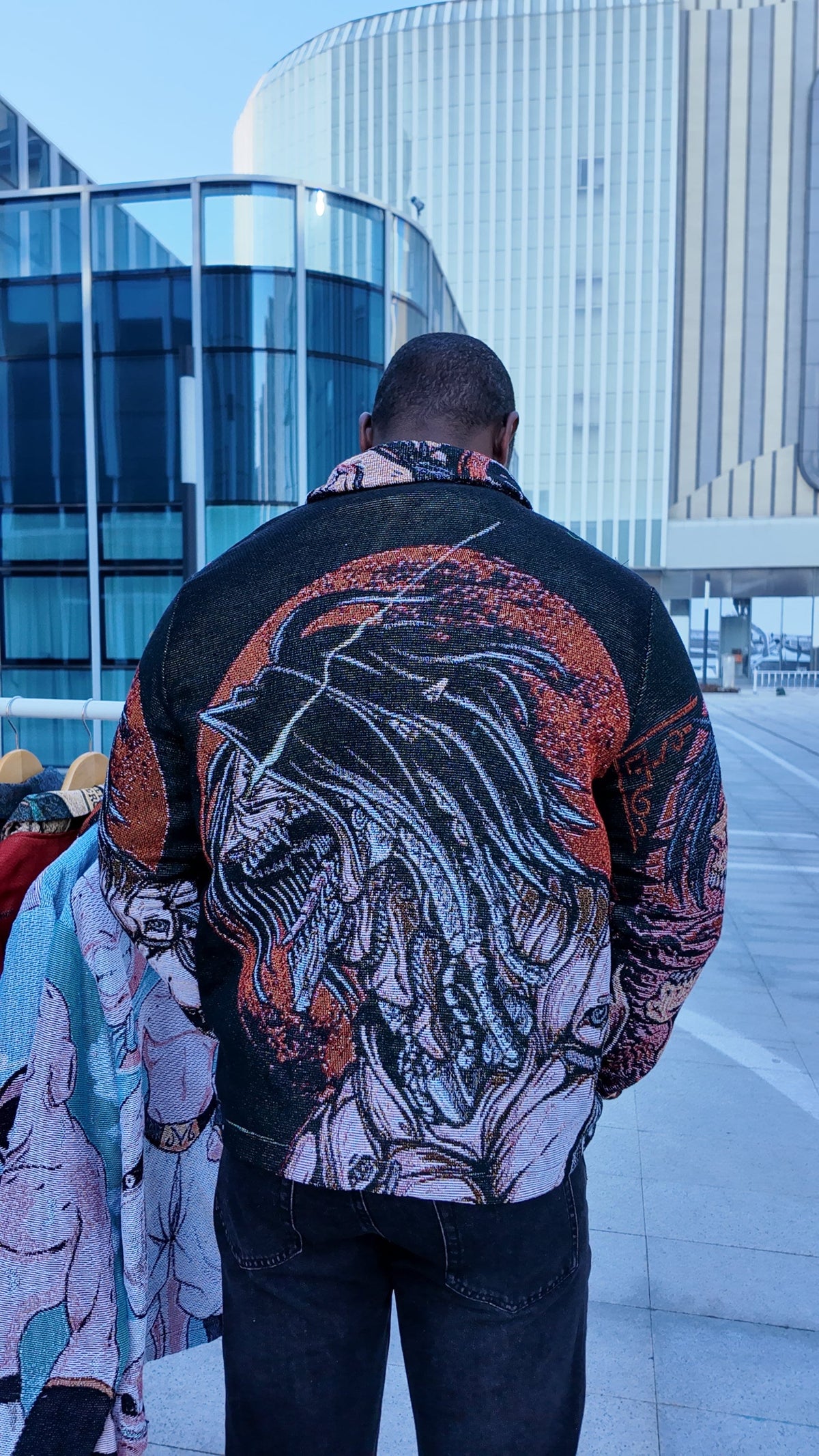 RDMCLOTHINGART tapestry hoodie EREN YEAGER TAPESTRY JACKET