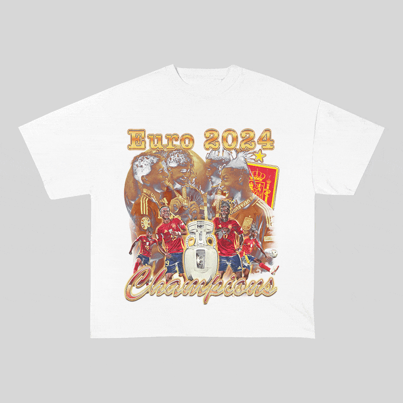 RDMCLOTHINGART tapestry hoodie EURO 2024 HEAVY WEIGHT COTTON TEE-8959