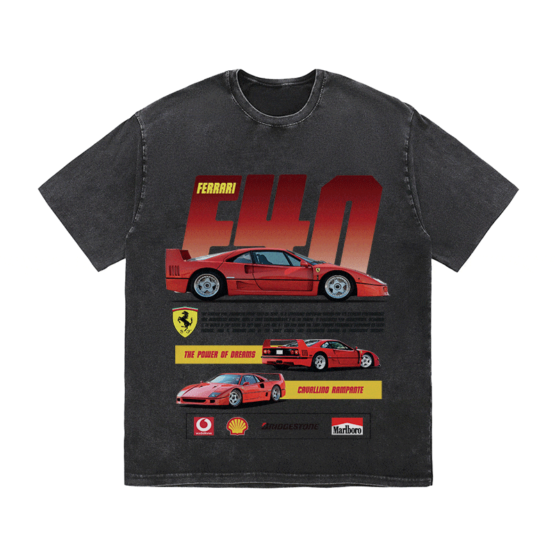 RDMCLOTHINGART tapestry hoodie F40 HEAVY WEIGHT COTTON TEE-8844