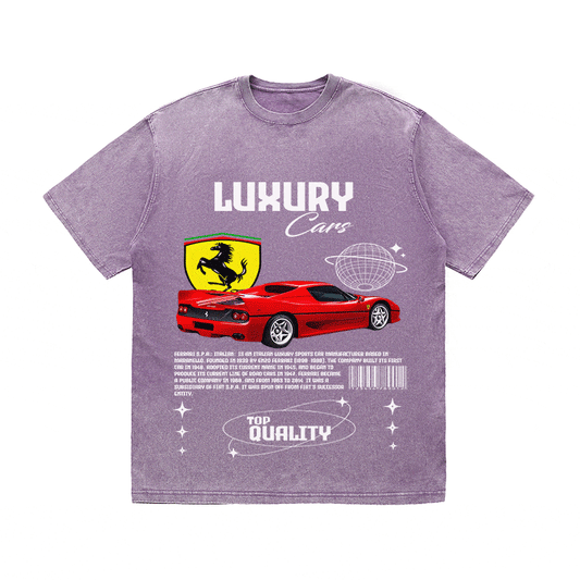 RDMCLOTHINGART tapestry hoodie FERRARI HEAVY WEIGHT COTTON TEE-9094