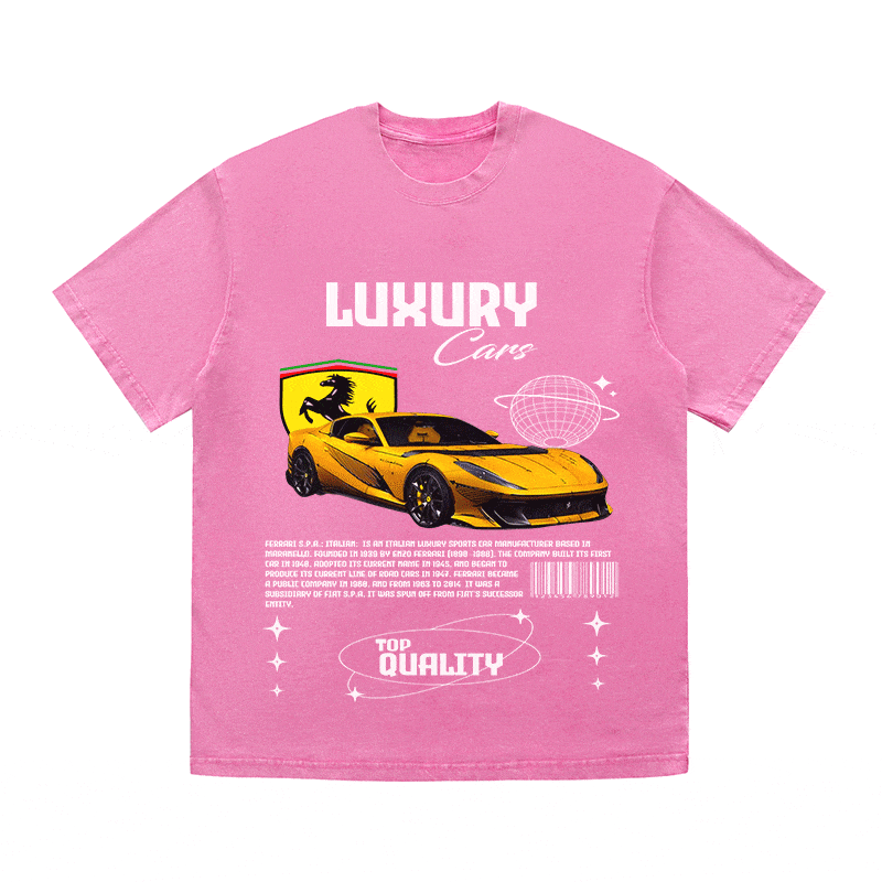 RDMCLOTHINGART tapestry hoodie FERRARI HEAVY WEIGHT COTTON TEE-9095