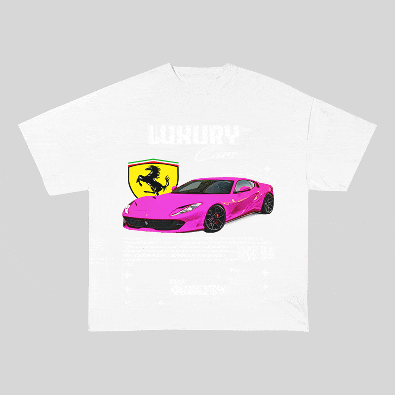 RDMCLOTHINGART tapestry hoodie FERRARI HEAVY WEIGHT COTTON TEE-9097