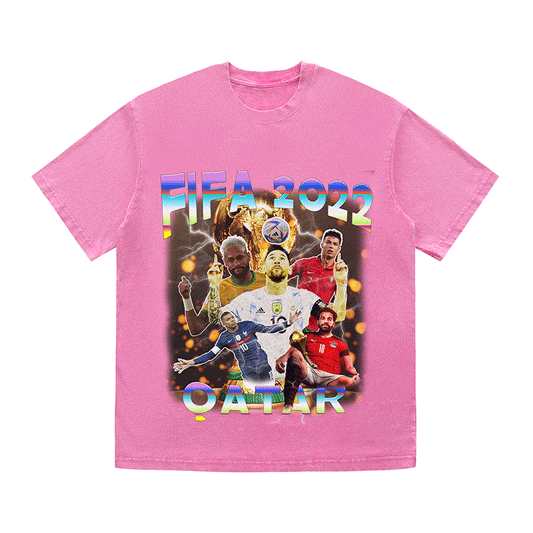 RDMCLOTHINGART tapestry hoodie FIFA 2022 HEAVY WEIGHT COTTON TEE-9156