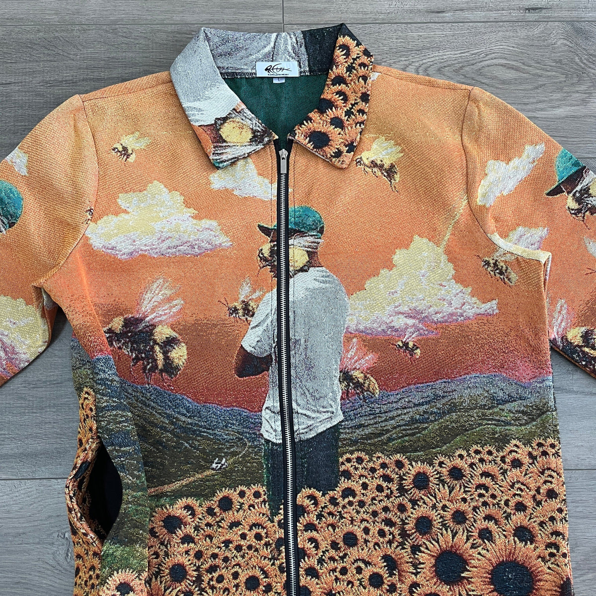 RDMCLOTHINGART tapestry hoodie FLOWER BOY TAPESTRY JACKET