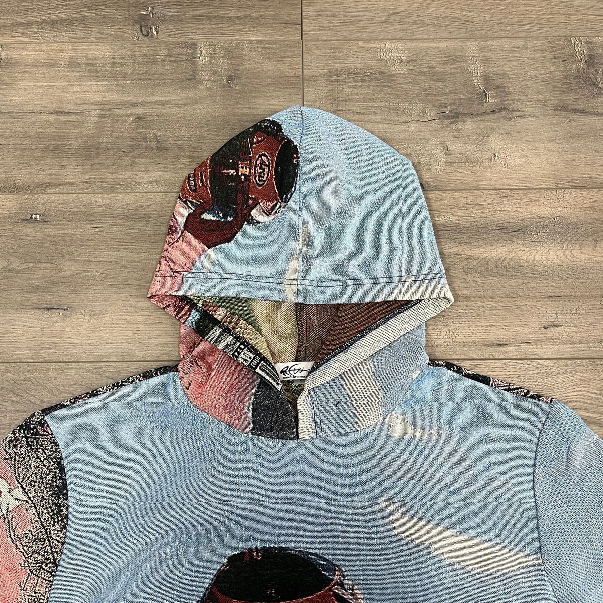 RDMCLOTHINGART tapestry hoodie FRANK TAPESTRY HOODIE