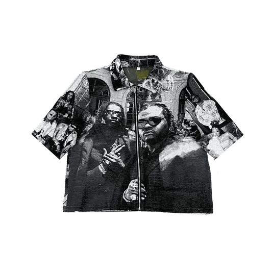 RDMCLOTHINGART tapestry hoodie FREEYSL TAPESTRY TEE