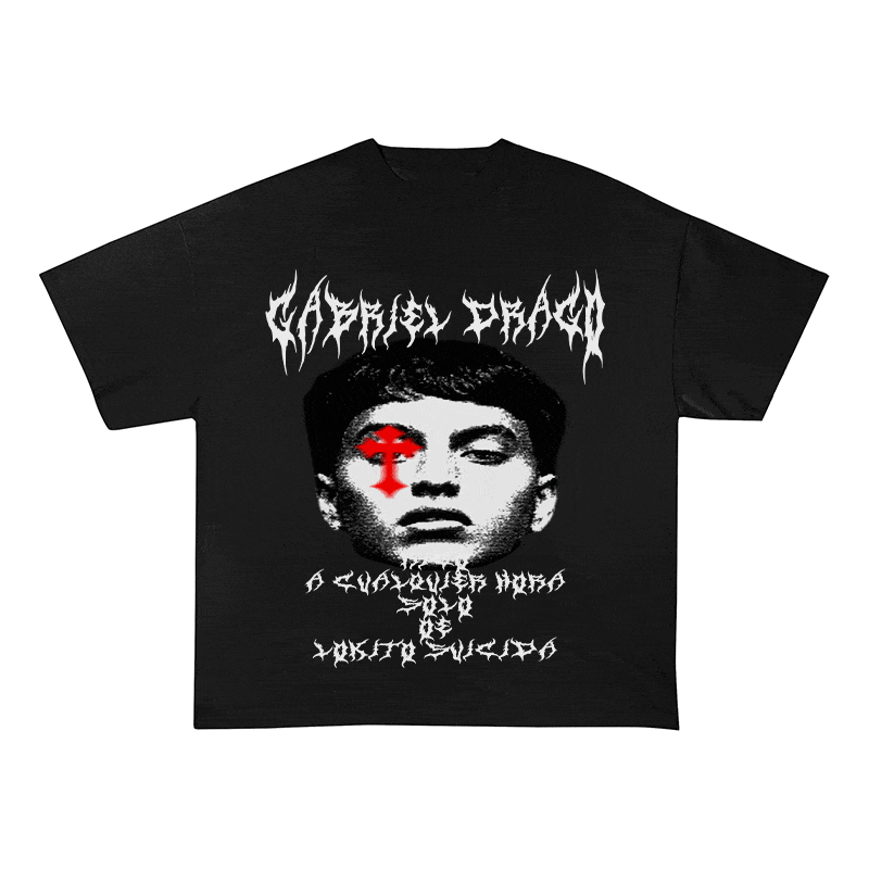 RDMCLOTHINGART tapestry hoodie GABRIEL DRAGO HEAVY WEIGHT COTTON TEE-8903