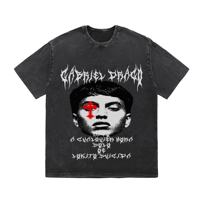 RDMCLOTHINGART tapestry hoodie GABRIEL DRAGO HEAVY WEIGHT COTTON TEE-8903