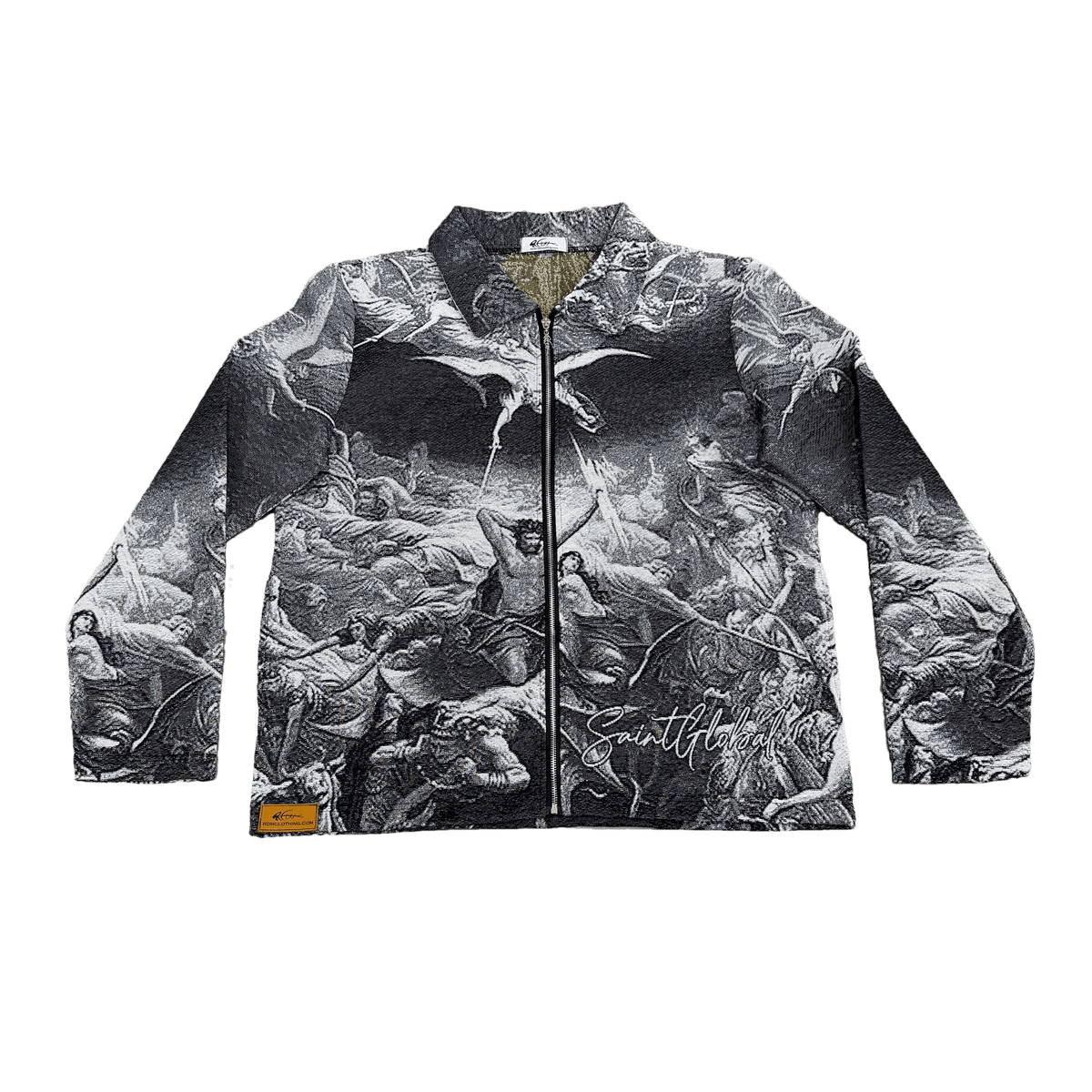 RDMCLOTHINGART tapestry hoodie GOD TAPESTRY JACKET