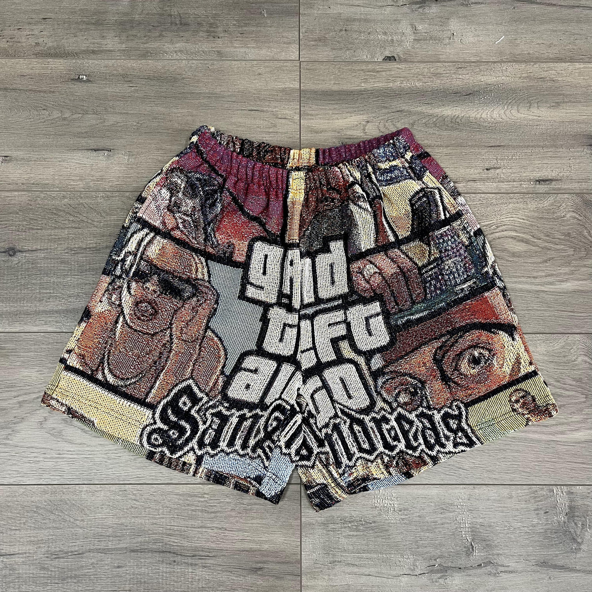 GTA TAPESTRY SHORTS - RDMCLOTHINGART