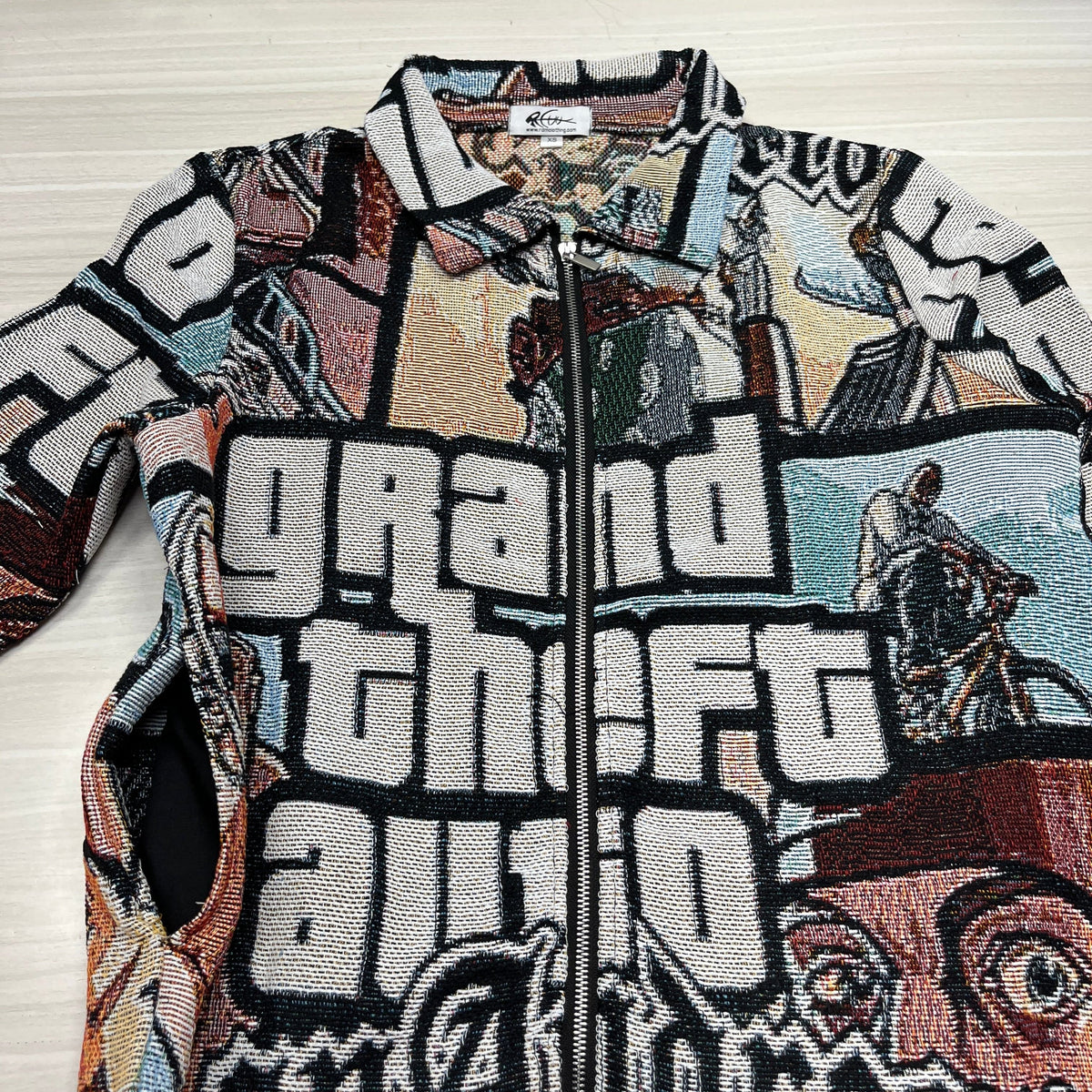 RDMCLOTHINGART tapestry hoodie GTA TAPESTRY JACKET