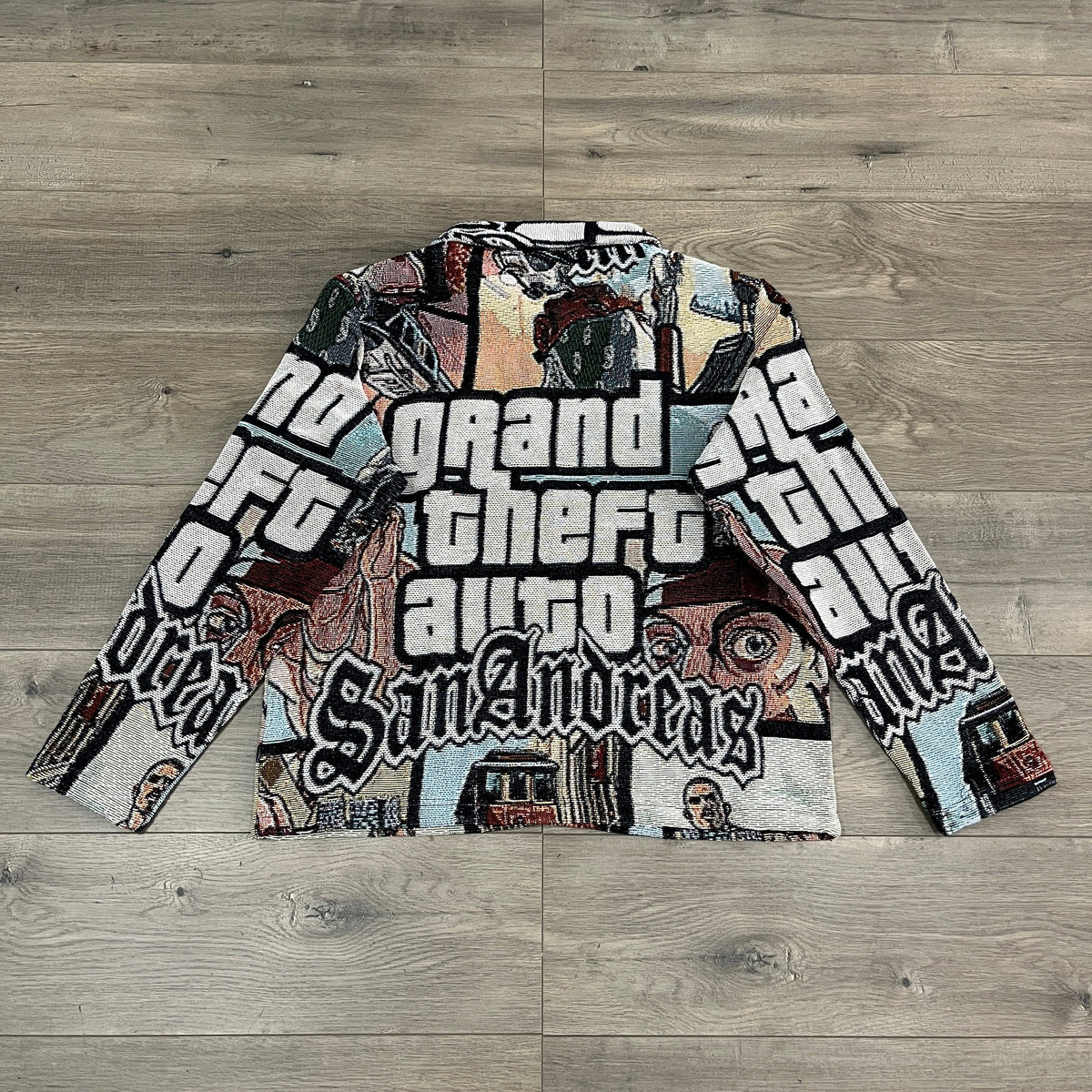 RDMCLOTHINGART tapestry hoodie GTA TAPESTRY JACKET