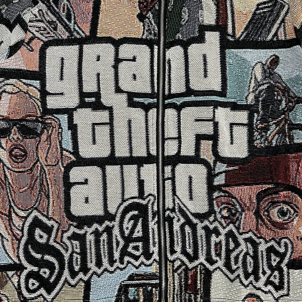 RDMCLOTHINGART tapestry hoodie GTA TAPESTRY JACKET