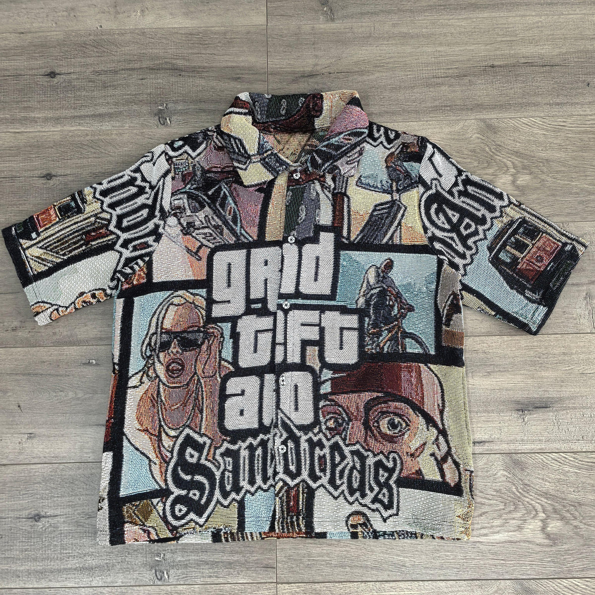 RDMCLOTHINGART tapestry hoodie GTA TAPESTRY T-SHIRT