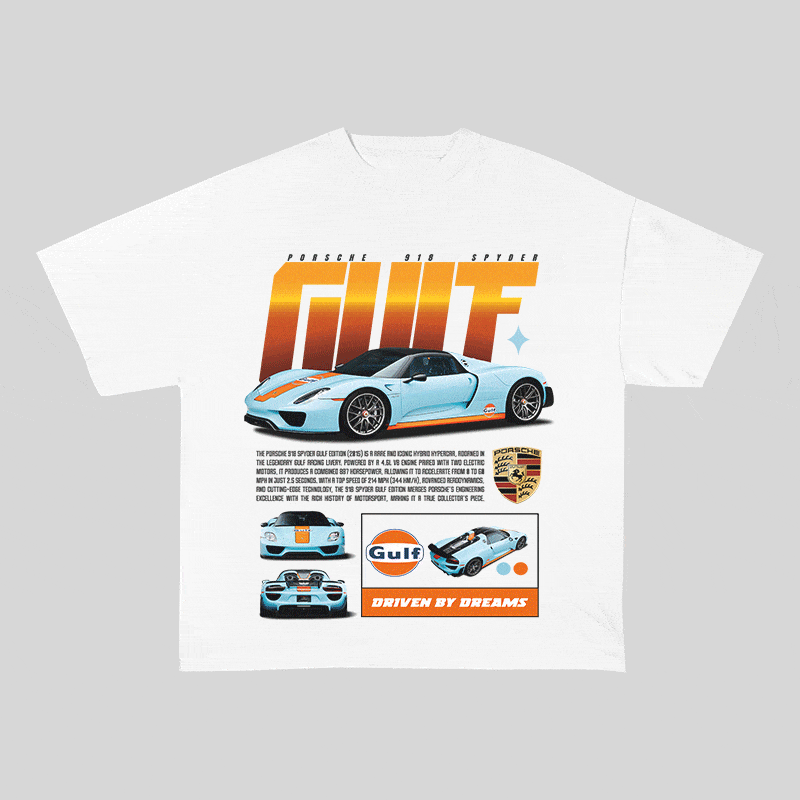 RDMCLOTHINGART tapestry hoodie GULF HEAVY WEIGHT COTTON TEE-8833