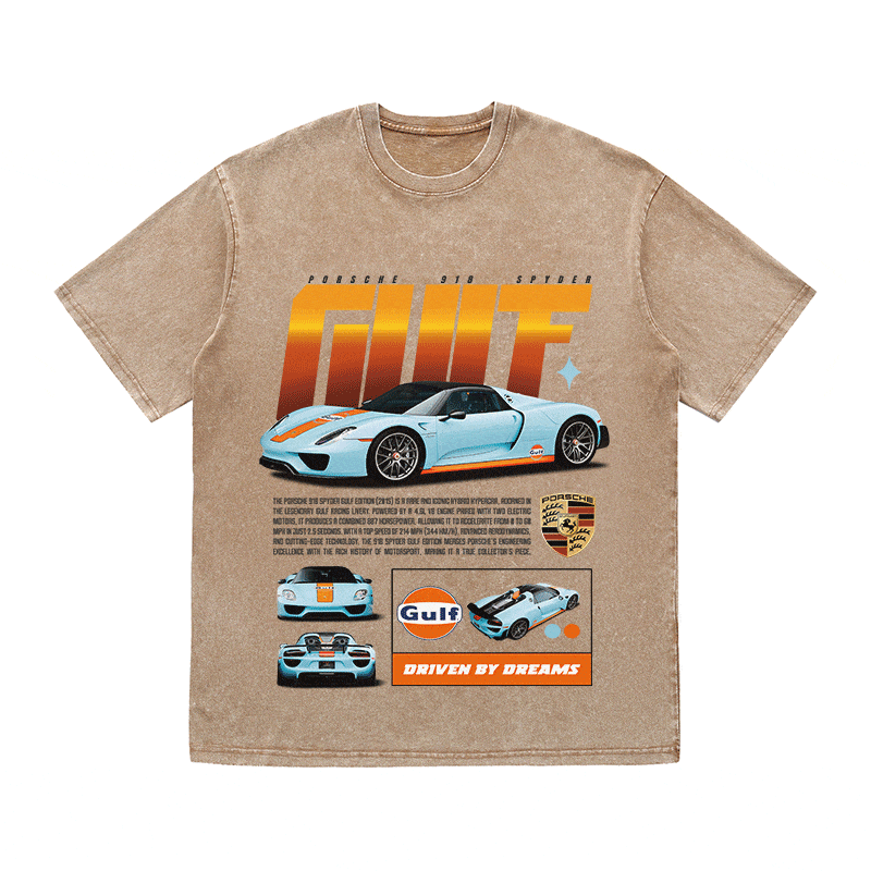 RDMCLOTHINGART tapestry hoodie GULF HEAVY WEIGHT COTTON TEE-8833