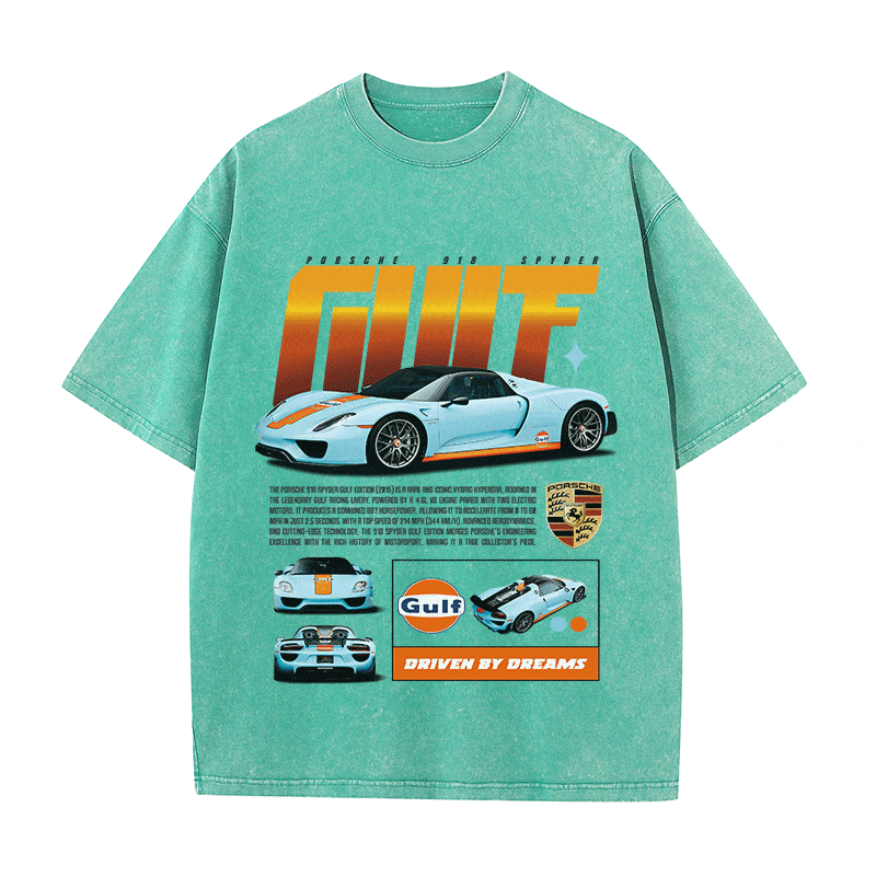 RDMCLOTHINGART tapestry hoodie GULF HEAVY WEIGHT COTTON TEE-8833