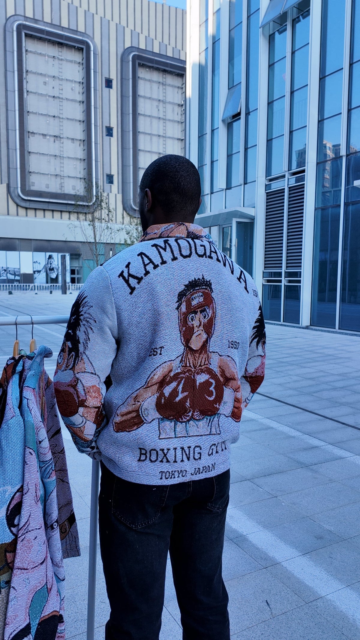 RDMCLOTHINGART tapestry hoodie HAJIME NO IPPO V2 TAPESTRY JACKET