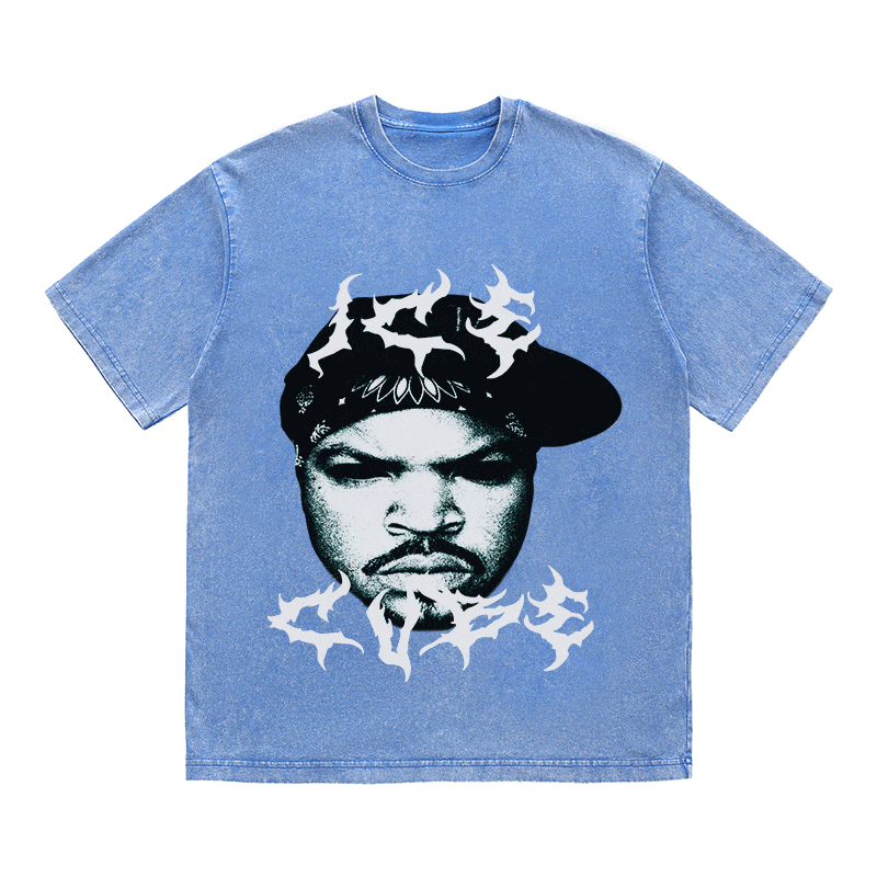 RDMCLOTHINGART tapestry hoodie ICE CUBE HEAVY WEIGHT COTTON TEE-8879