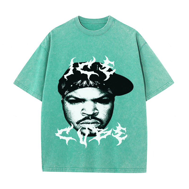 RDMCLOTHINGART tapestry hoodie ICE CUBE HEAVY WEIGHT COTTON TEE-8879