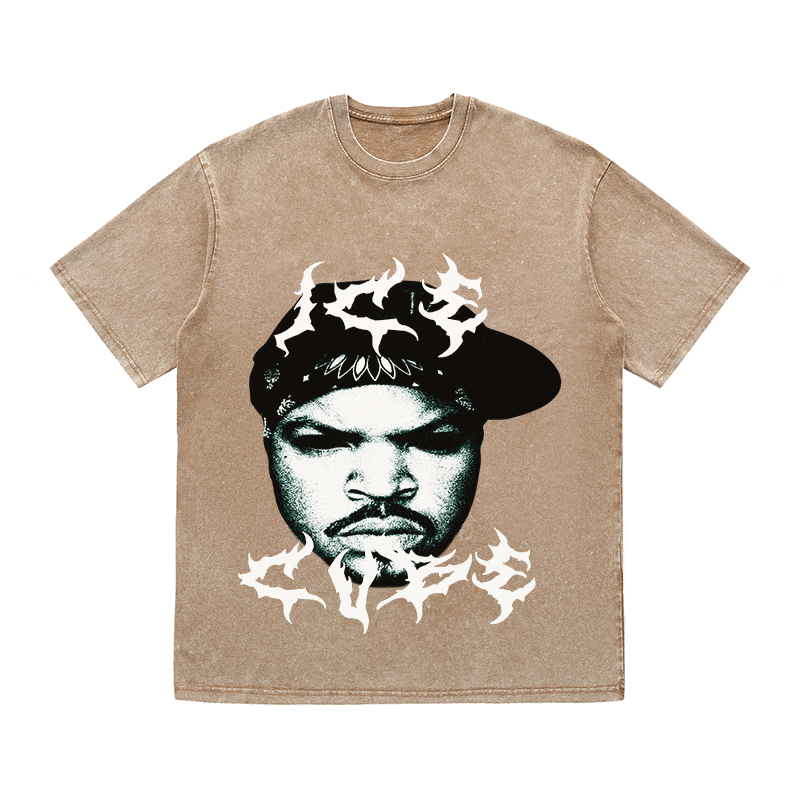 RDMCLOTHINGART tapestry hoodie ICE CUBE HEAVY WEIGHT COTTON TEE-8879