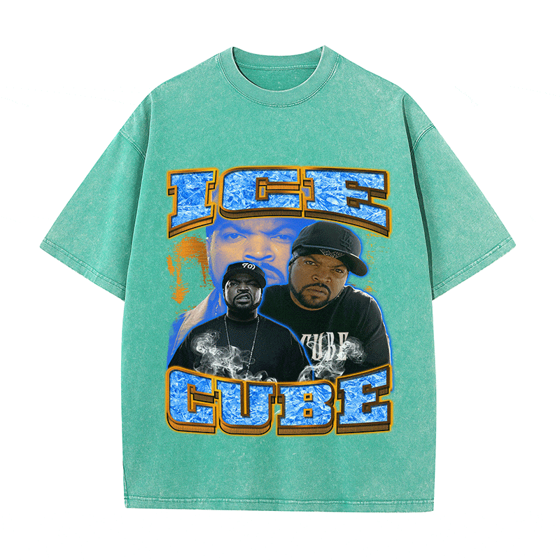 RDMCLOTHINGART tapestry hoodie ICE CUBE HEAVY WEIGHT COTTON TEE-9126