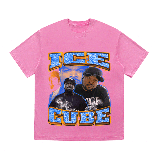 RDMCLOTHINGART tapestry hoodie ICE CUBE HEAVY WEIGHT COTTON TEE-9126