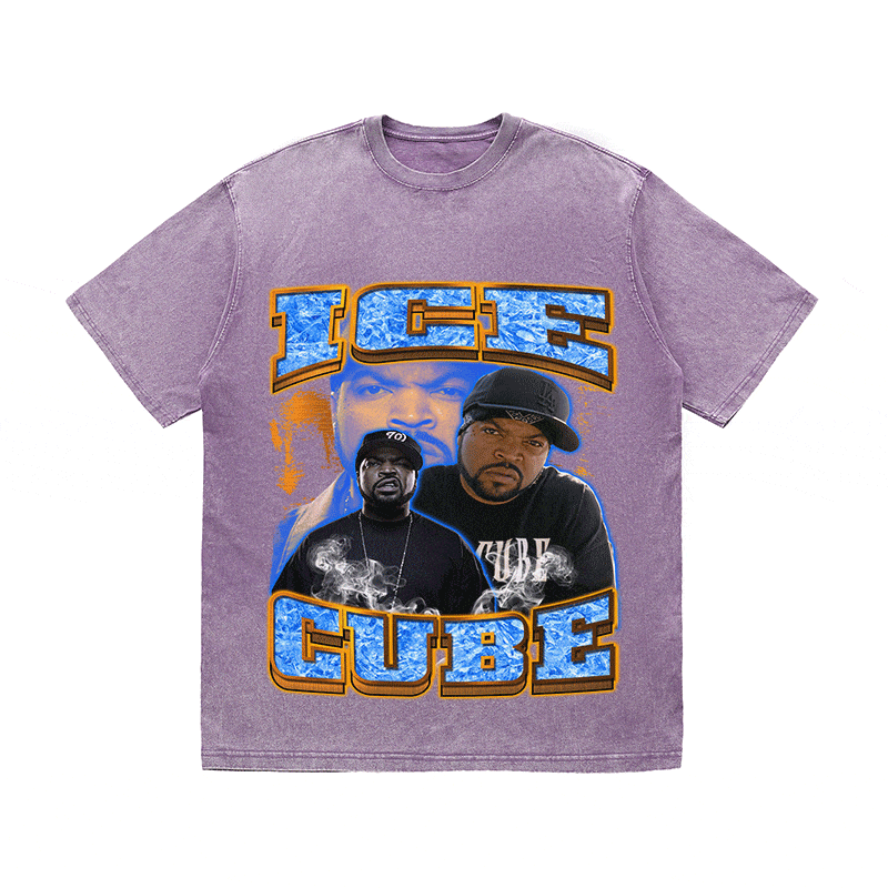 RDMCLOTHINGART tapestry hoodie ICE CUBE HEAVY WEIGHT COTTON TEE-9126