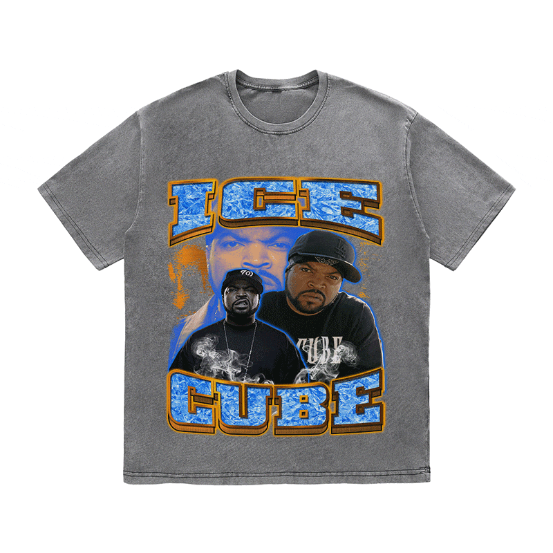 RDMCLOTHINGART tapestry hoodie ICE CUBE HEAVY WEIGHT COTTON TEE-9126